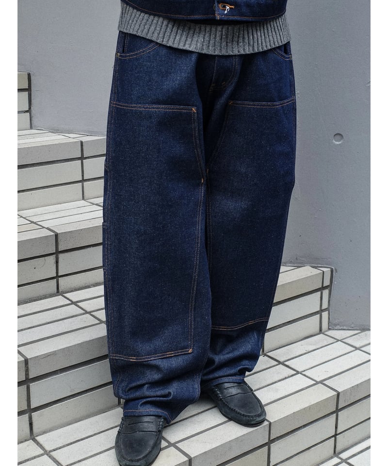 Prison Blues Double Knee Denim Work Jeans | DAM