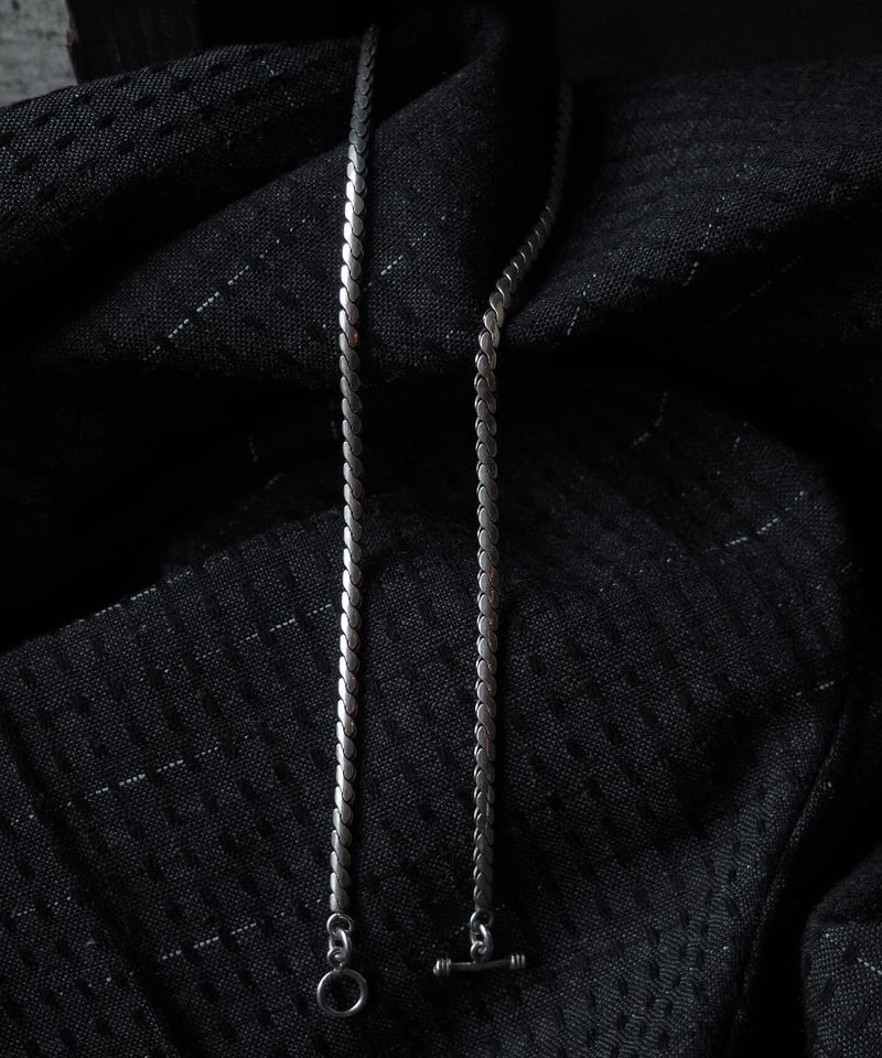 meian メイアン　ネックレス　python tail 50cm meian sterling silver 