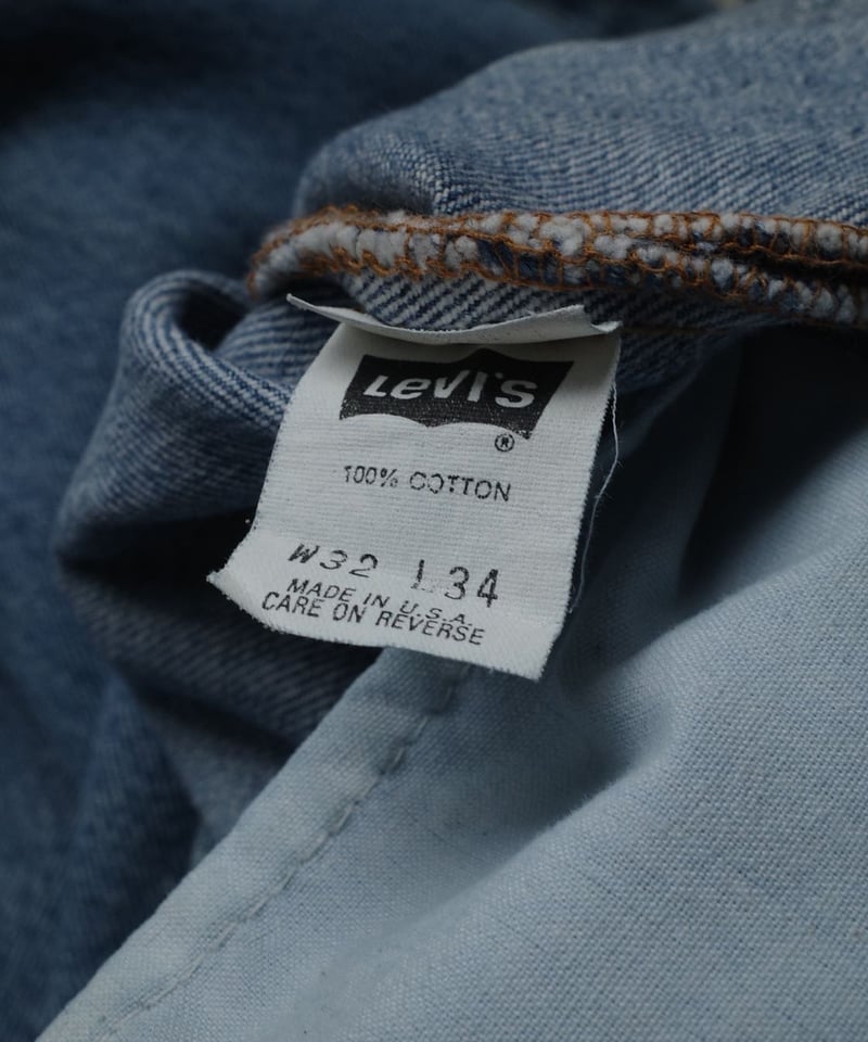 93s Levi's 501 Indigo Blue Cut Off -2 
