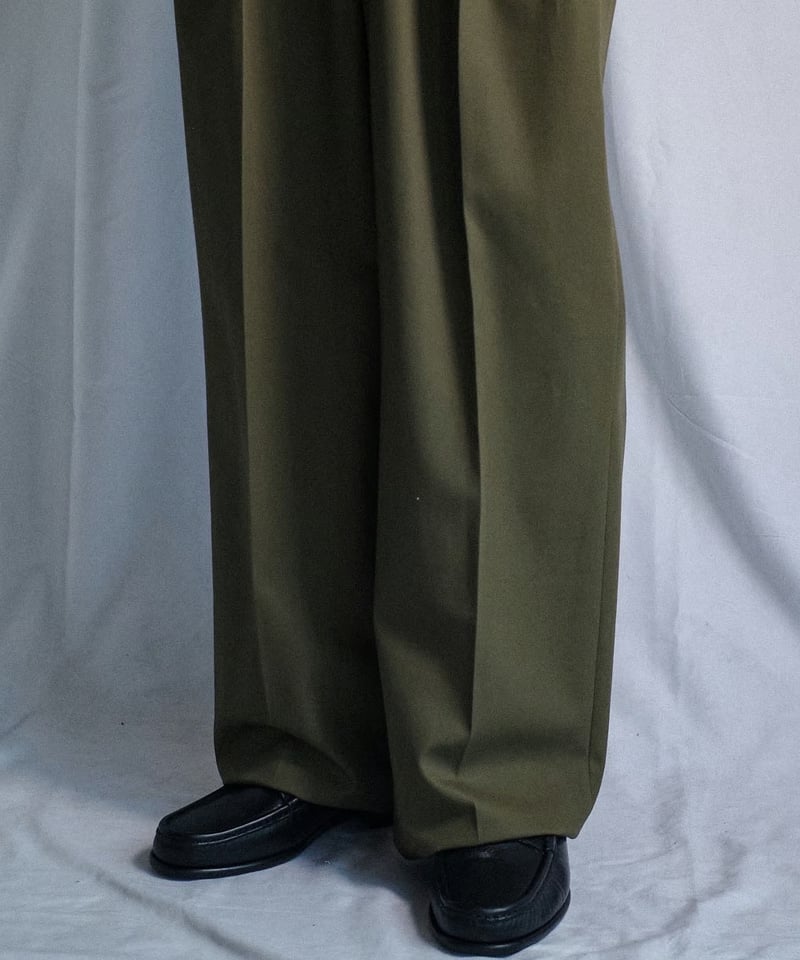 NEAT COTTON TWILL STANDARD オリーブ サイズ48 NEAT｜COTTON SATIN │WIDE - OLIVE｜PRODUCT｜Continuer Inc.｜メガネ