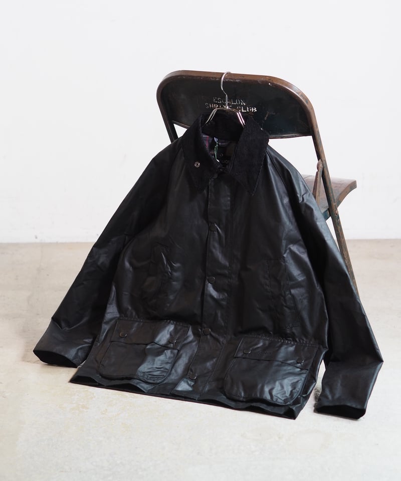 Barbour Bedale Waxed Cotton Jacket - Black | DA