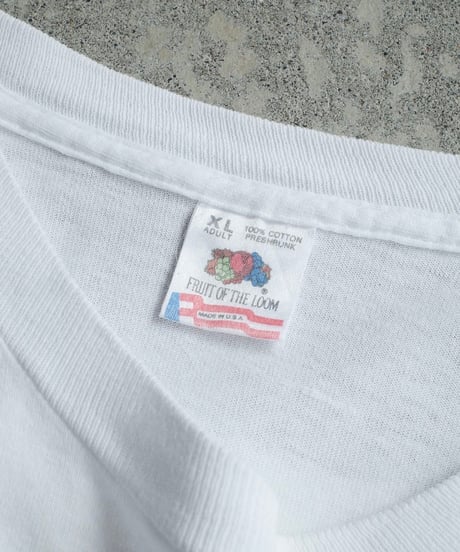 Various White Design Tee -27 Made in USA