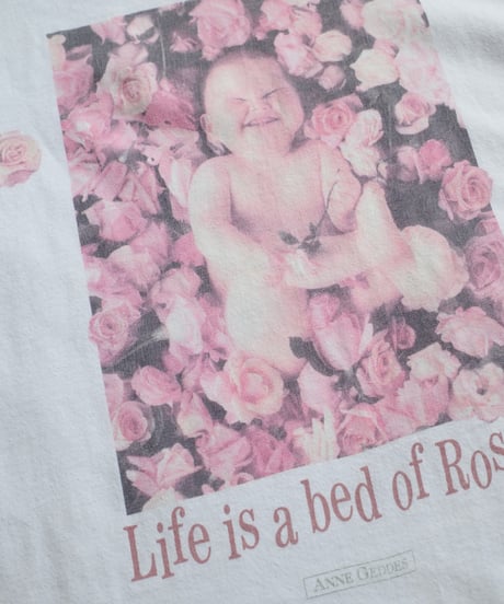 93's Flower Design T-Shirts -1 Made in USA