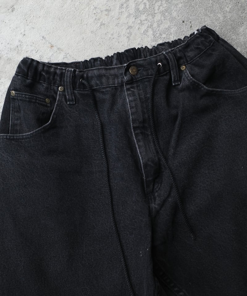 Wrangler Remake Black Denim -4 | DAMAGEDONE 2nd