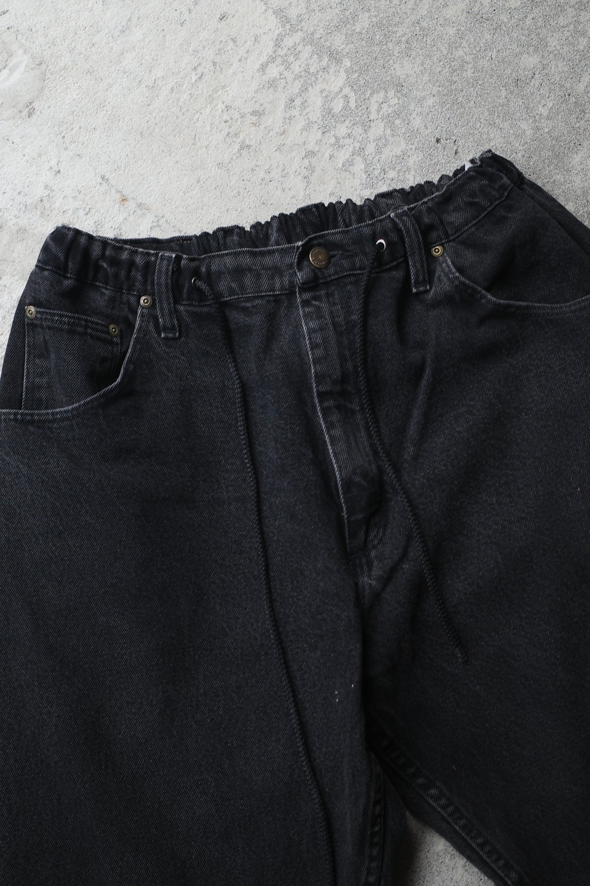 【美品】40/29 Wrangler × DAMAGEDONE テーパード 黒 Wrangler Remake Black Denim -4 | DAMAGEDONE 2nd