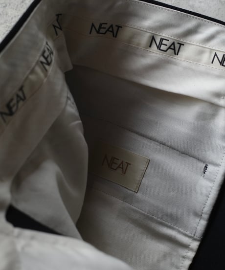 NEAT 11.5oz Natural Slub Denim Wide -Black