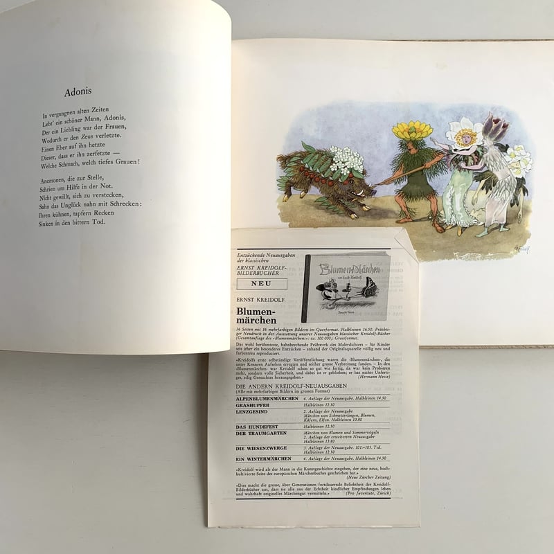 1933年 アルプスの花物語 Alpenblumenmrchen エルンスト - 洋書 1933年 アルプスの花物語 Alpenblumenmrchen エルンスト - 洋書