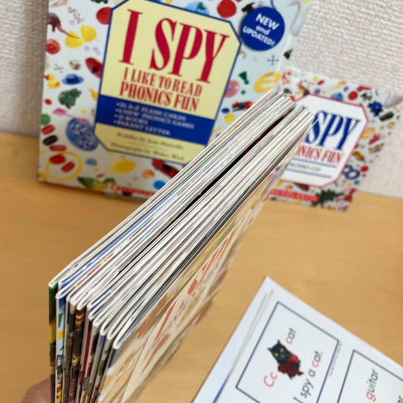 I SPY I LIKE TO READ PHONICS FUN ミッケの洋書冊子とCD |