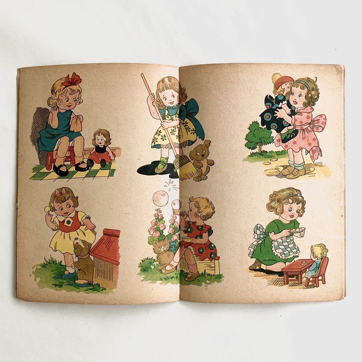 日本製古いうつし絵帖「EASY TRACING BOOK PEGGY'S PETS」 | ま 日本製古いうつし絵帖「EASY TRACING BOOK PEGGY'S PETS」 | ま