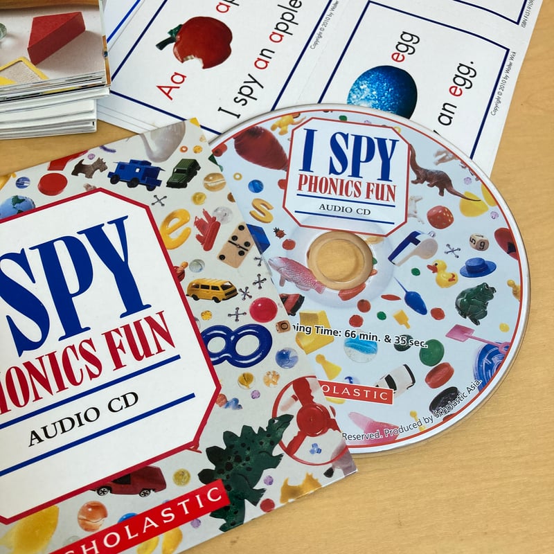 I SPY I LIKE TO READ PHONICS FUN ミッケの洋書冊子とCD |