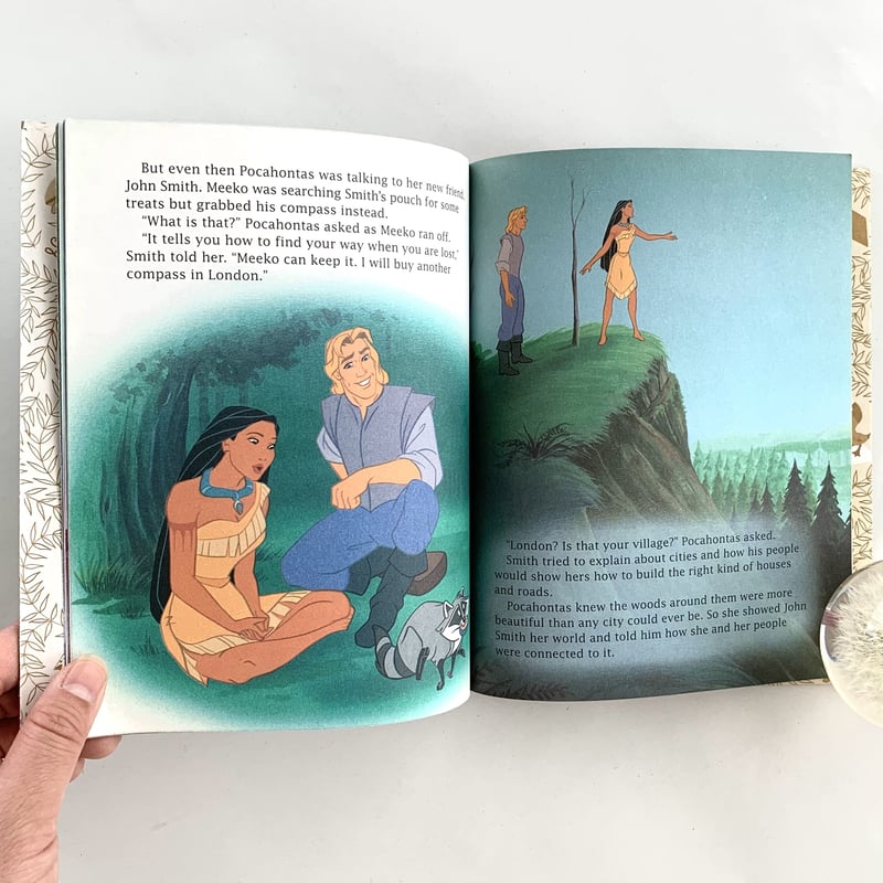 Pocahontas LookingforMeeko ポカホンタス 仕掛け絵本