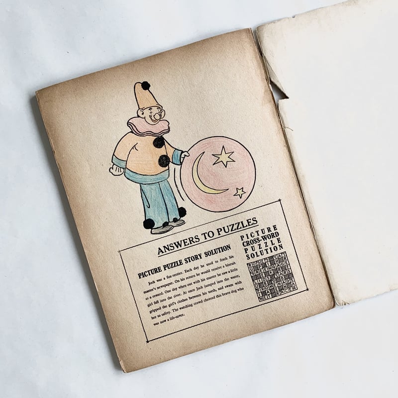 1940-50年代頃イギリス製ぬり絵帖「The WHOPPER PAINT BOOK」 | ま