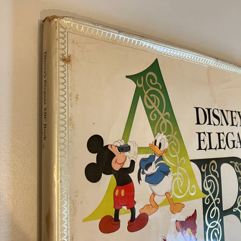新品　希少　ABC Disney ディズニー 仕掛け絵本 アルファベット 洋書・絵本】ABC Disney (Anniversary Edition) ABCディズニ