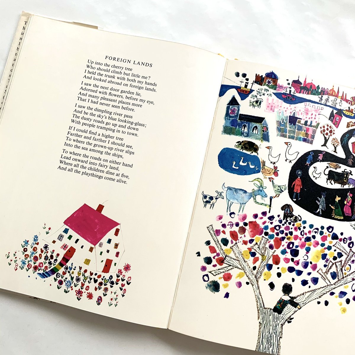 NO.81 希少 洋書 古書 絵本 子どもの詩の園 アンティーク ビンテージ NO.81 希少 洋書 古書 絵本 子どもの詩の園 アンティーク