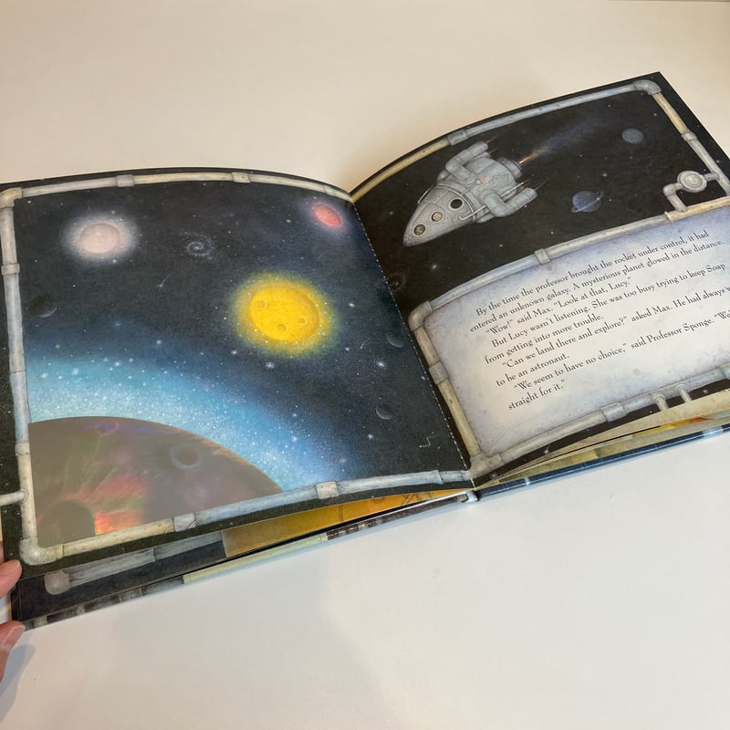 クラッシック仕掛け絵本　(復刻) ホログラムしかけ絵本 JOURNEY TO THE HAUNTED PLANET | まなみ古書店