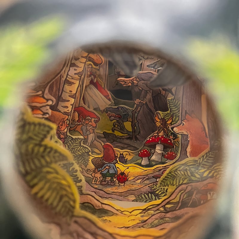 のぞき穴しかけ絵本 the ENCHANTED FOREST （魔法の森） | まなみ古書店