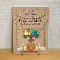 洋書デザイン資料 American Folk Art Designs and Motifs