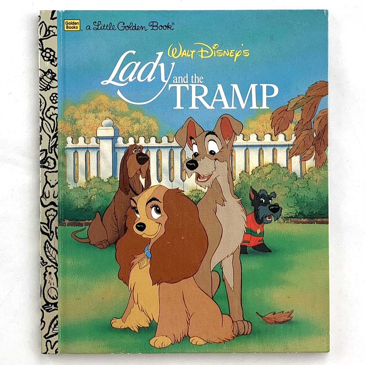 a Little Golden Book WALT DISNEY'S Lady and th