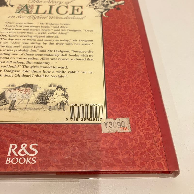 不思議のアリス洋書「The Story of ALICE in her Oxford Wond