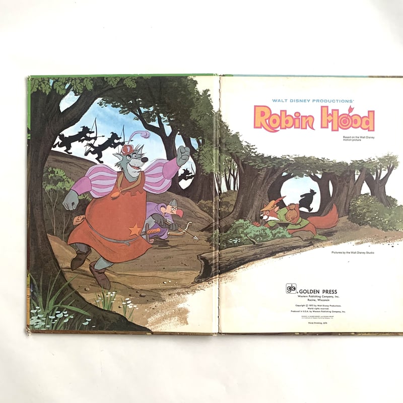 A GOLDEN BOOK WALT DISNEY PRODUCTIONS' Robin Ho...