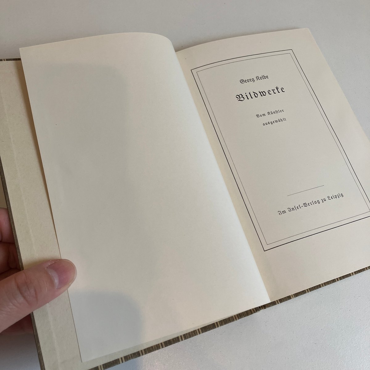 【インゼル文庫】Nr.25WILHELM BUSCH Bilderpossen ドイツ インゼル文庫「Das kleine Baumbuch」No.316 （樹木図鑑