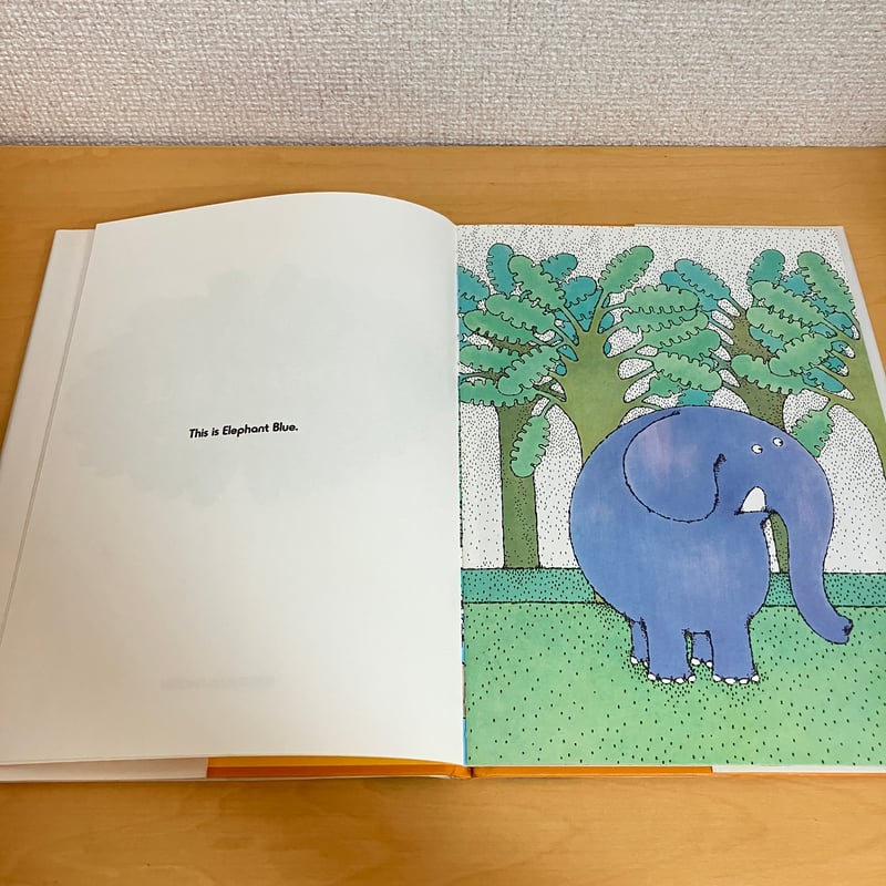ELEPHANT BLUE（ぞうくんのさんぽ 英語版） | まなみ古書店