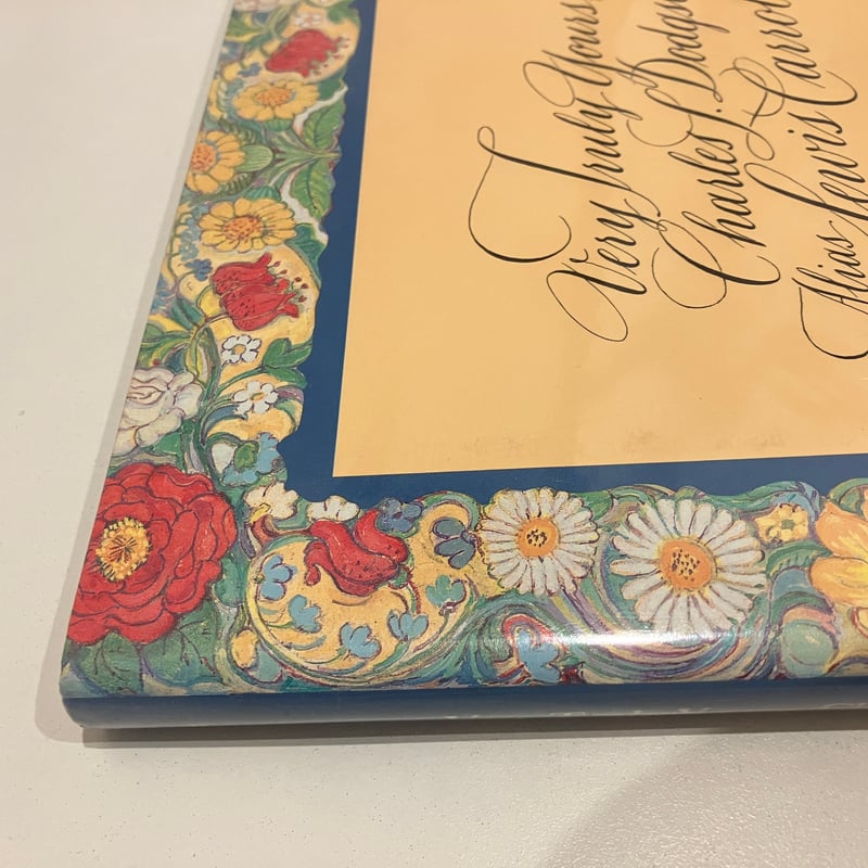 ルイス・キャロル洋書「Very Truly Yours,Charles L.Dodgson,A