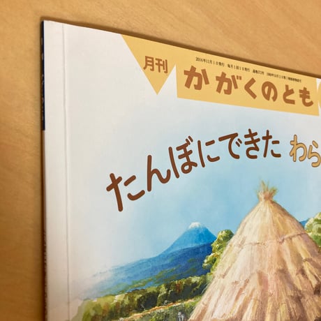 月刊かがくのとも「たんぼにできたわらのいえ」