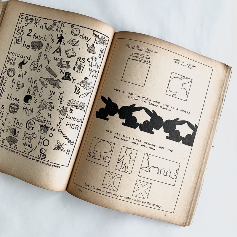 1940-50年代頃イギリス製ぬり絵帖「The WHOPPER PAINT BOOK」 | ま
