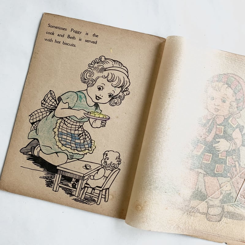 日本製古いうつし絵帖「EASY TRACING BOOK PEGGY'S PETS」 | ま 日本製古いうつし絵帖「EASY TRACING BOOK PEGGY'S PETS」 | ま