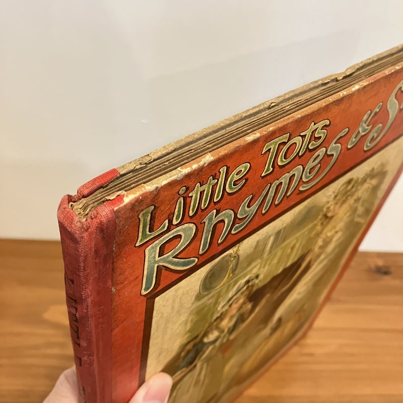 押し花入りアンティーク Little Tots Rhymes&Stories | まなみ古書店