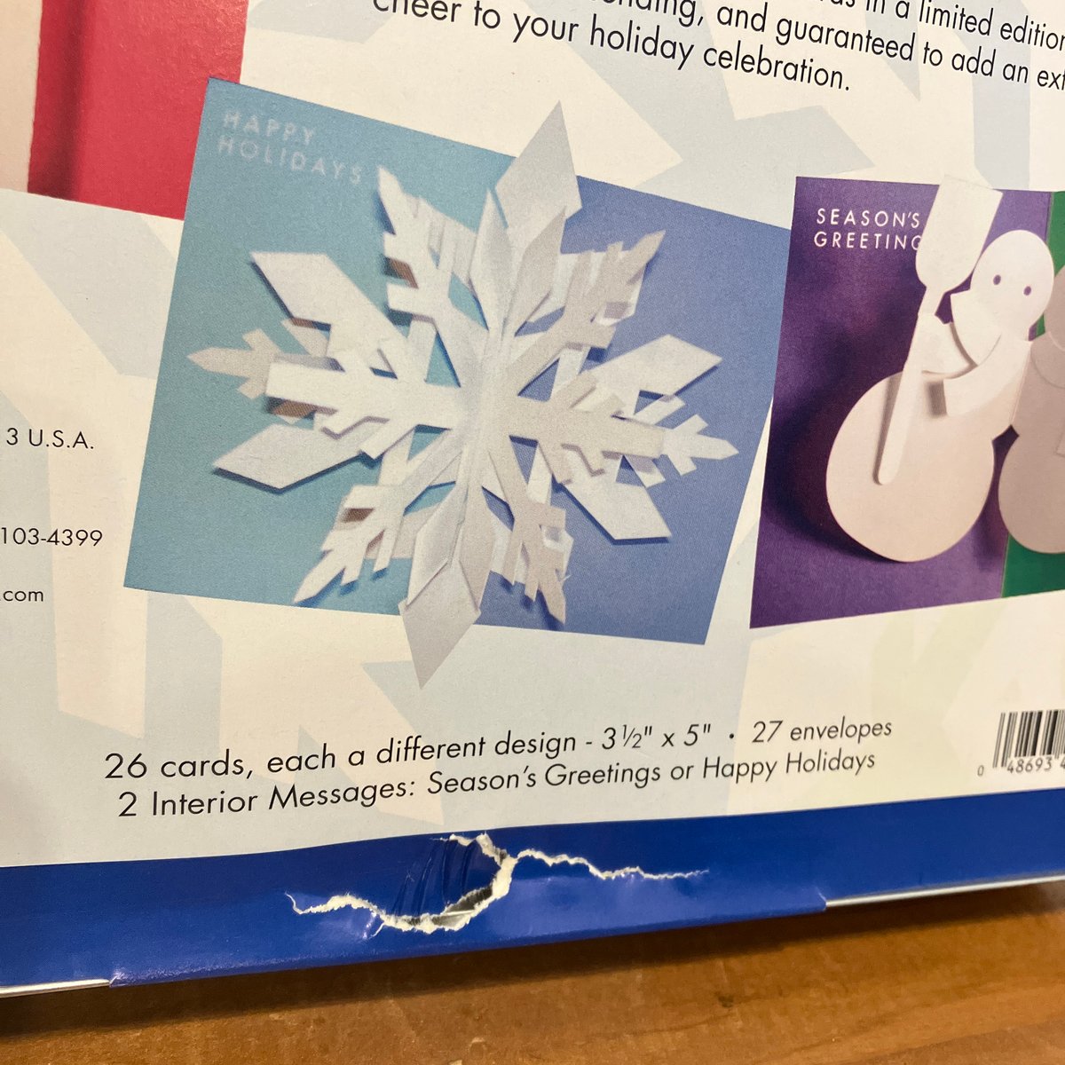 TWENTY-SIX POP-UP CARDS CHRISTMAS ALPHABET CARD