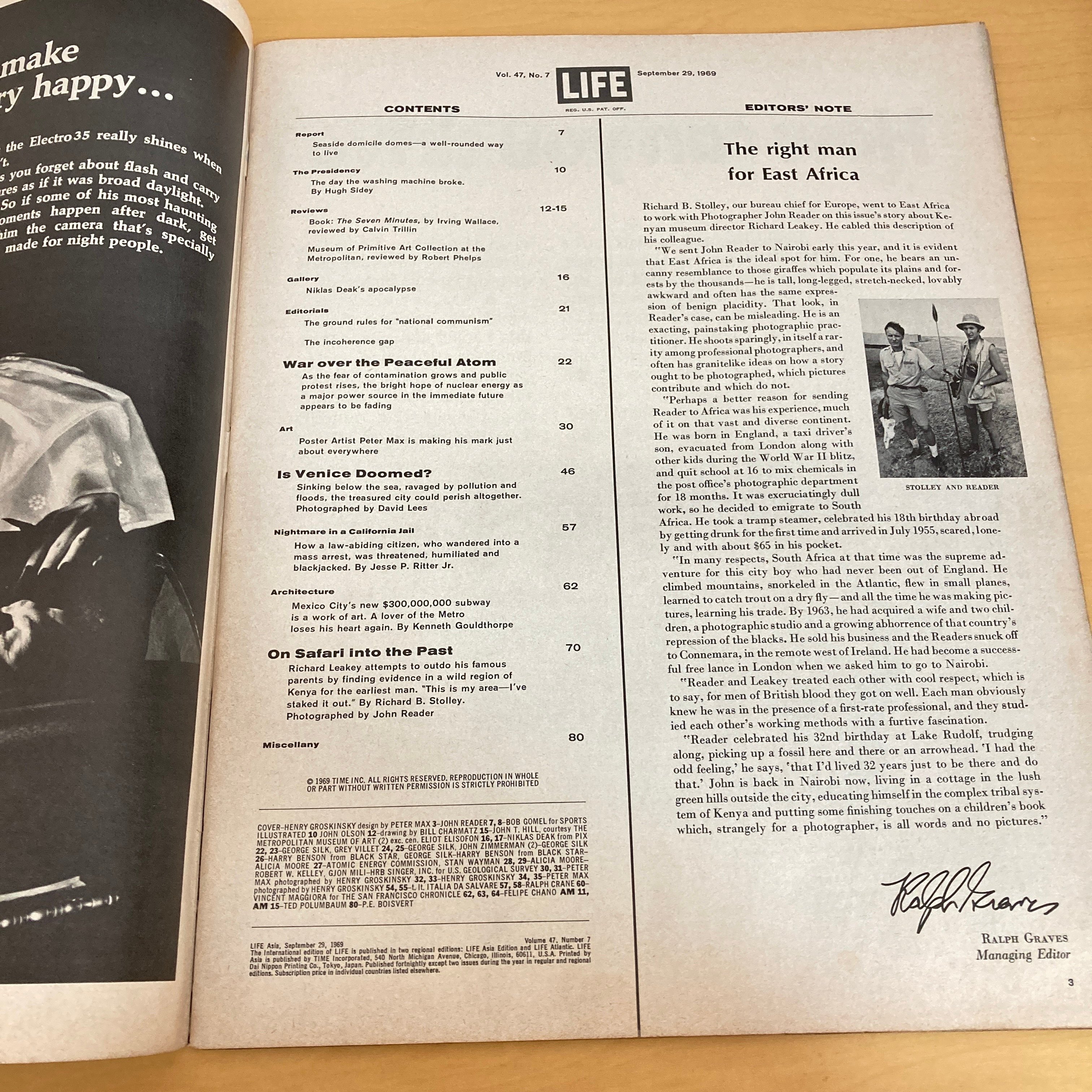 美品 1969年発行◆LIFE ピーター・マックス特集と激動と混乱の歴史 計2冊 LIFE 1969.9/29 ピーター・マックス特集号 | まなみ古書店