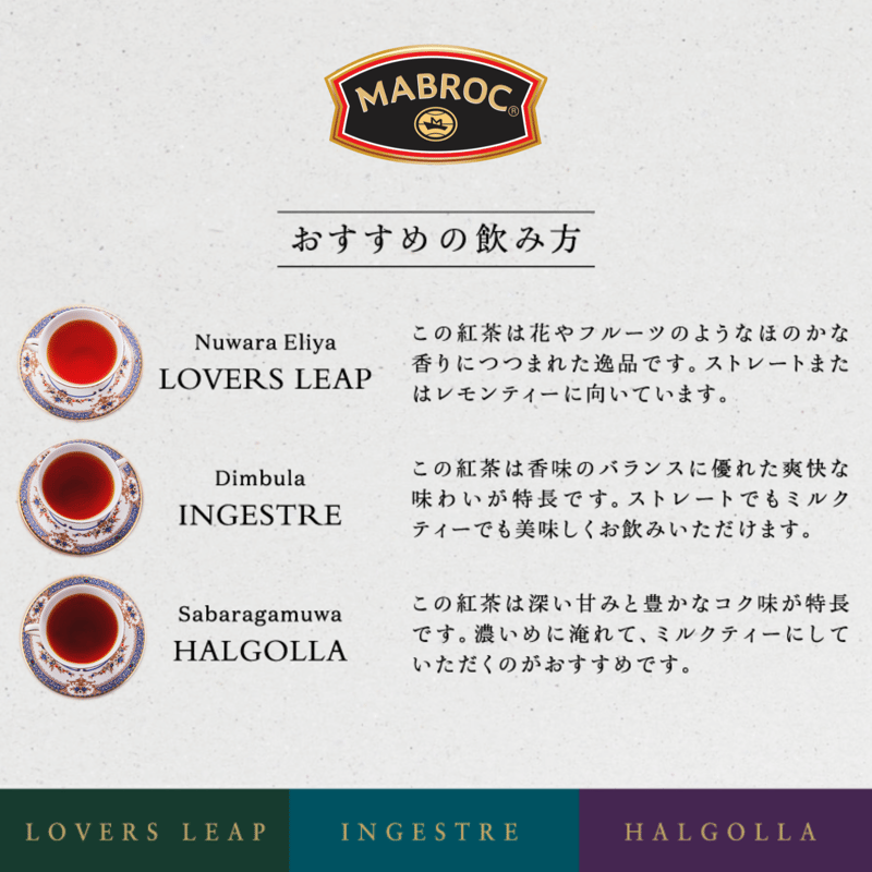 MABROC | マブロック シングルガーデン 3セレクション | Tips