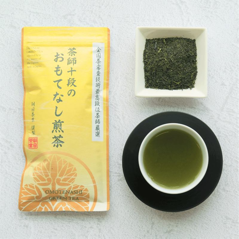 朝日茶業 茶師十段のおもてなし煎茶（100g） | Tips of TEA｜MABROC