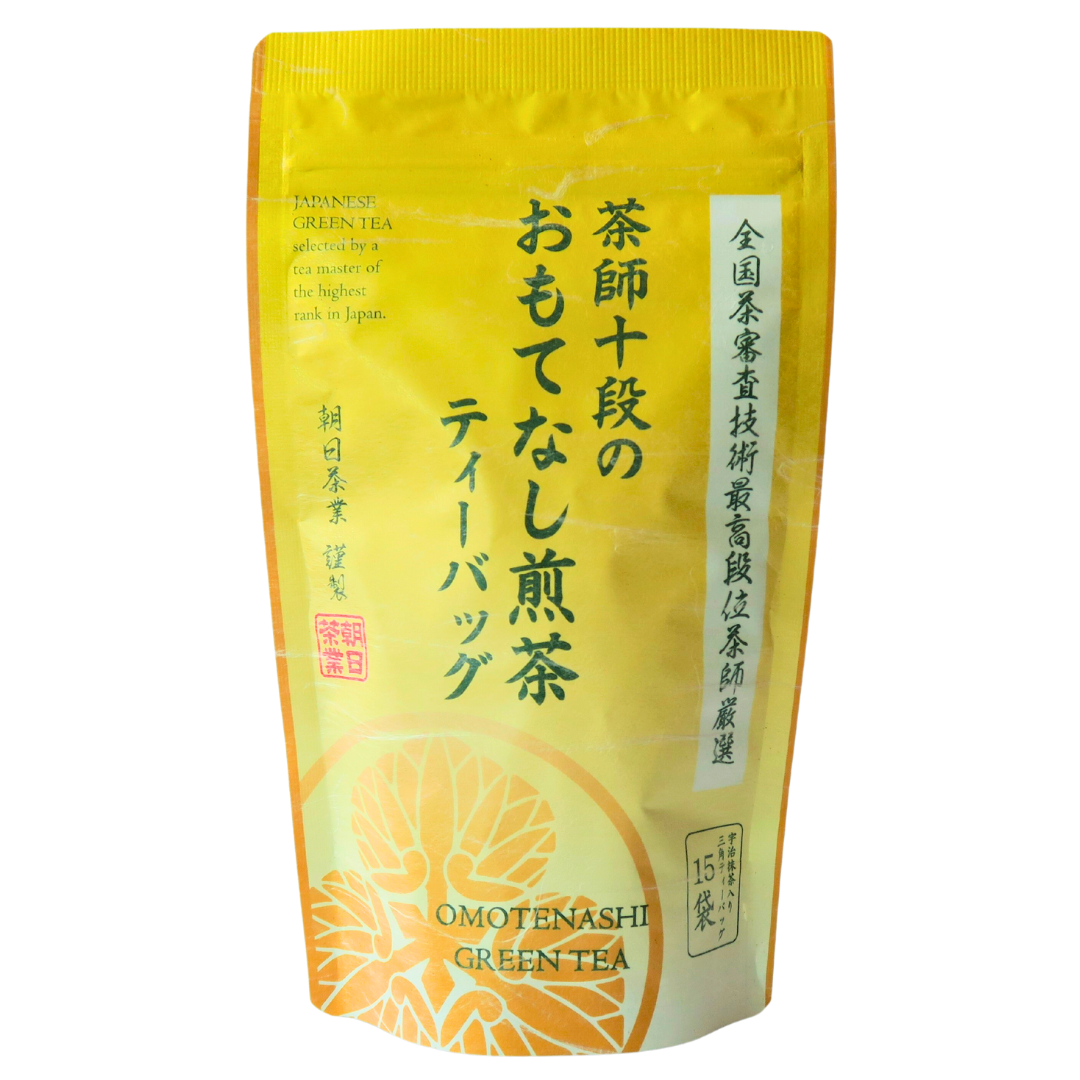 朝日茶業 茶師十段のおもてなし煎茶（ティーバッグ 15P） | Tips of