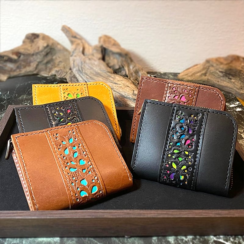 L字ファスナーウォレット | 作家作品の発表・販売の場《VIVU LERTE》