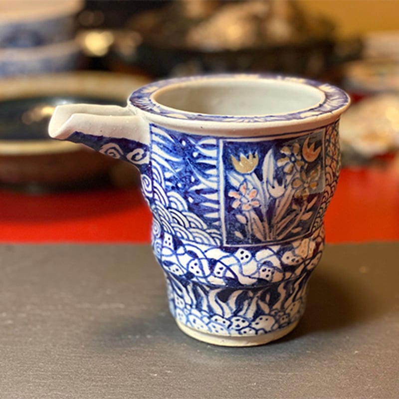 中国 染付魚の絵片口　f2250209 染付 片口 | 作家作品の発表・販売の場《VIVU LERTE》