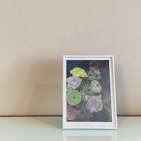 Chic》ポスターカラー フレーム付（原画） | 作家作品の発表