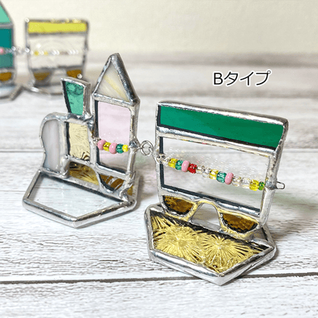 ステンドグラス：びとろたうん《kishapoppo》
