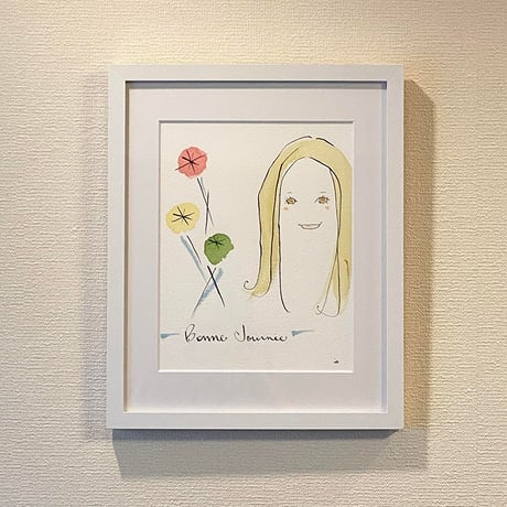 額装イラスト《Bonne Journée 3》良い一日を