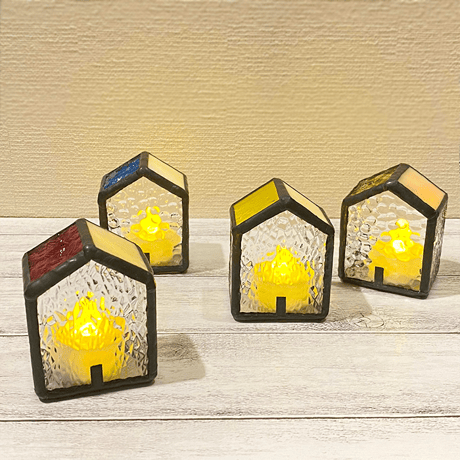 ステンドグラス LEDキャンドルホルダー
