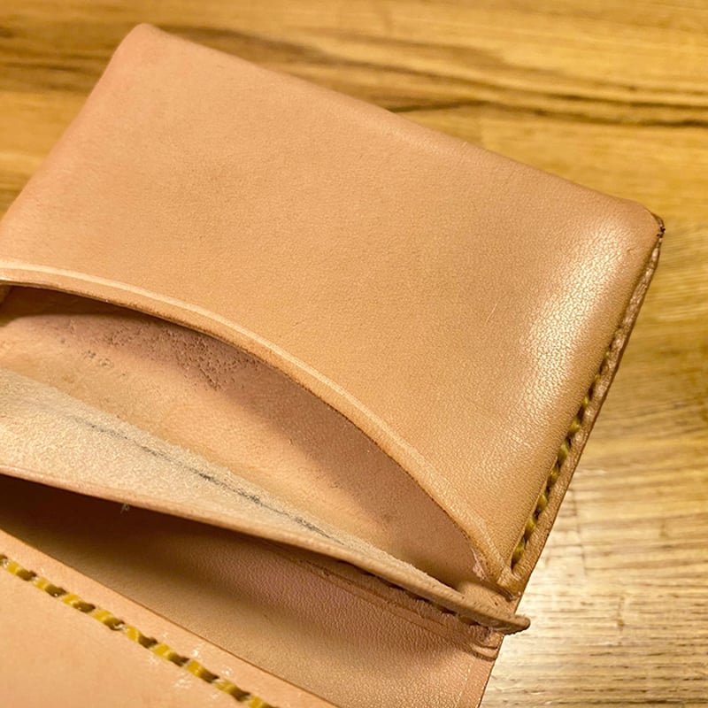 NEWサドルレザー ハーフウォレット/手縫い/一点もの | 作家作品の発表