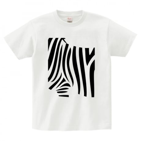 《送料無料》ゼブラシルエット Tシャツ／2カラー