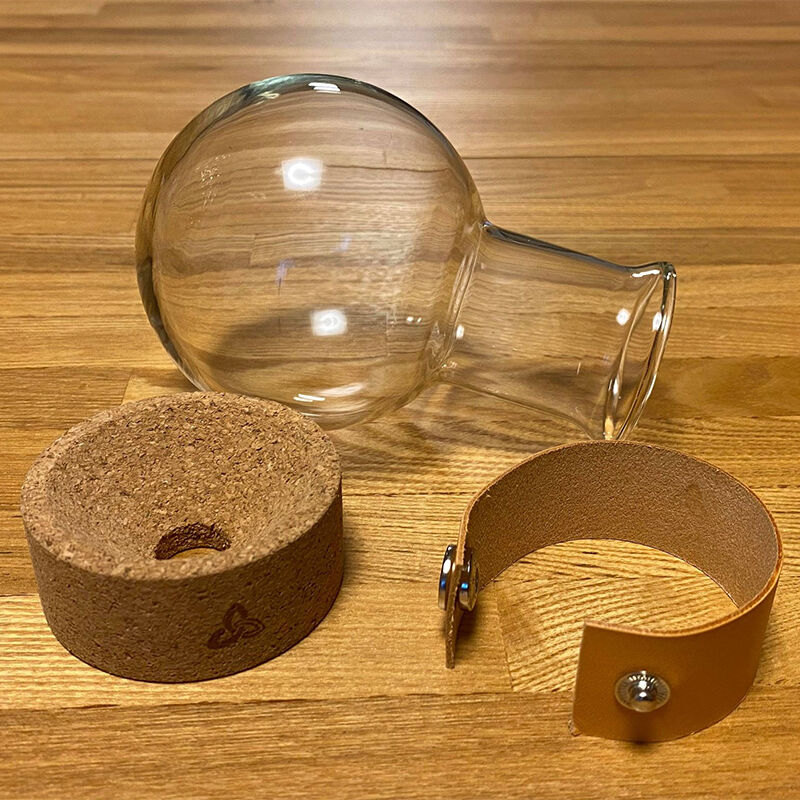 期間限定30%OFF! マイクロネジ付き丸底フラスコ、14/10 穴あきカバー、ホウケイ酸 研究用容器・計量器