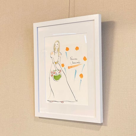 額装イラスト《Bonne Journée 1》良い一日を