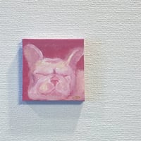 ミニキャンバス油彩《ムニャムニャ》