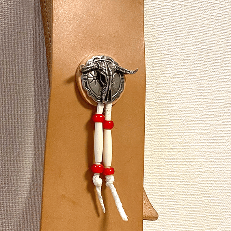 サドルレザー ギターストラップ/手縫い/一点もの | 作家作品の発表 