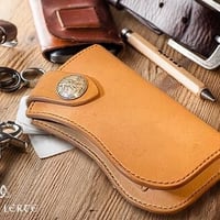 カーヴドラインウォレット（サドルレザー/手縫い）