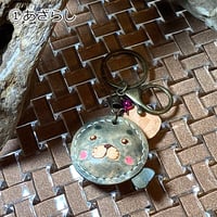 《海のいきものたち》本革まんまるキーホルダー